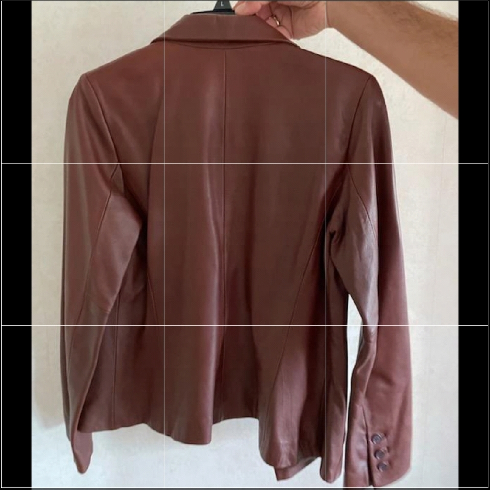 Chocolate Leather Jacket - Picture 2 of 4